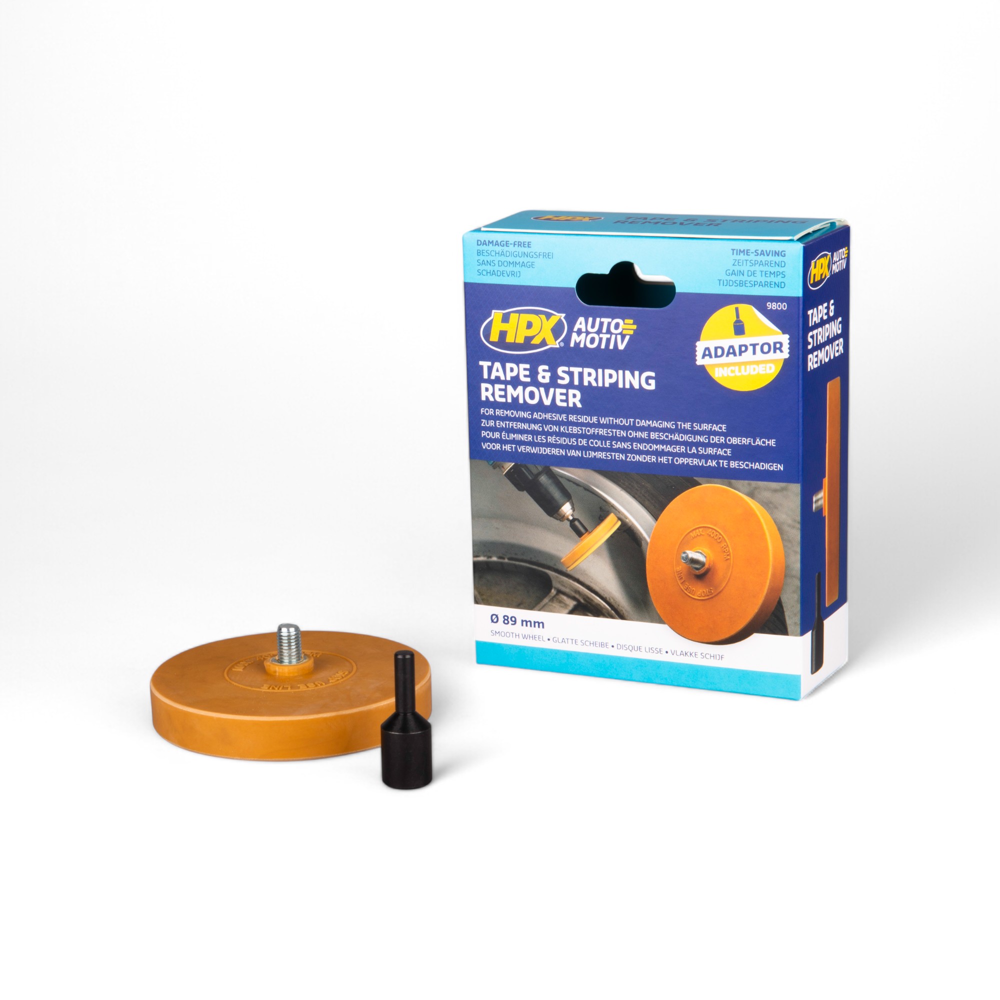 HPX TAPE & STRIPING REMOVER: KUNSTSTOFSCHIJF + AS