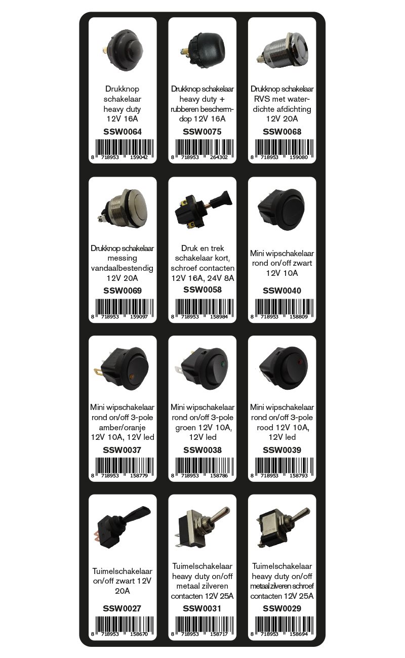 GEVULDE INLAY SCHAKELAARS