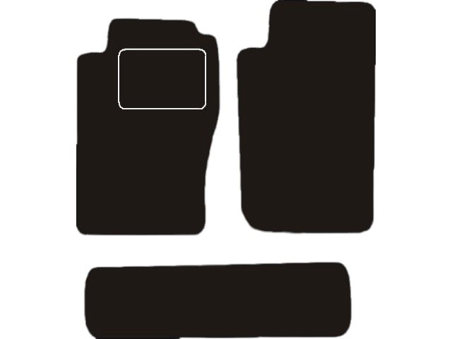 MATTENSET VELOURS (DONKERGRIJS) NISSAN PATROL Y61 3-DEURS 1997-