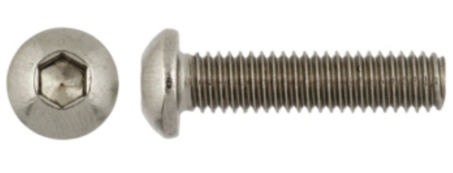 RVS A2 BINNENZESKANTBOUT ISO 7380 M3X35