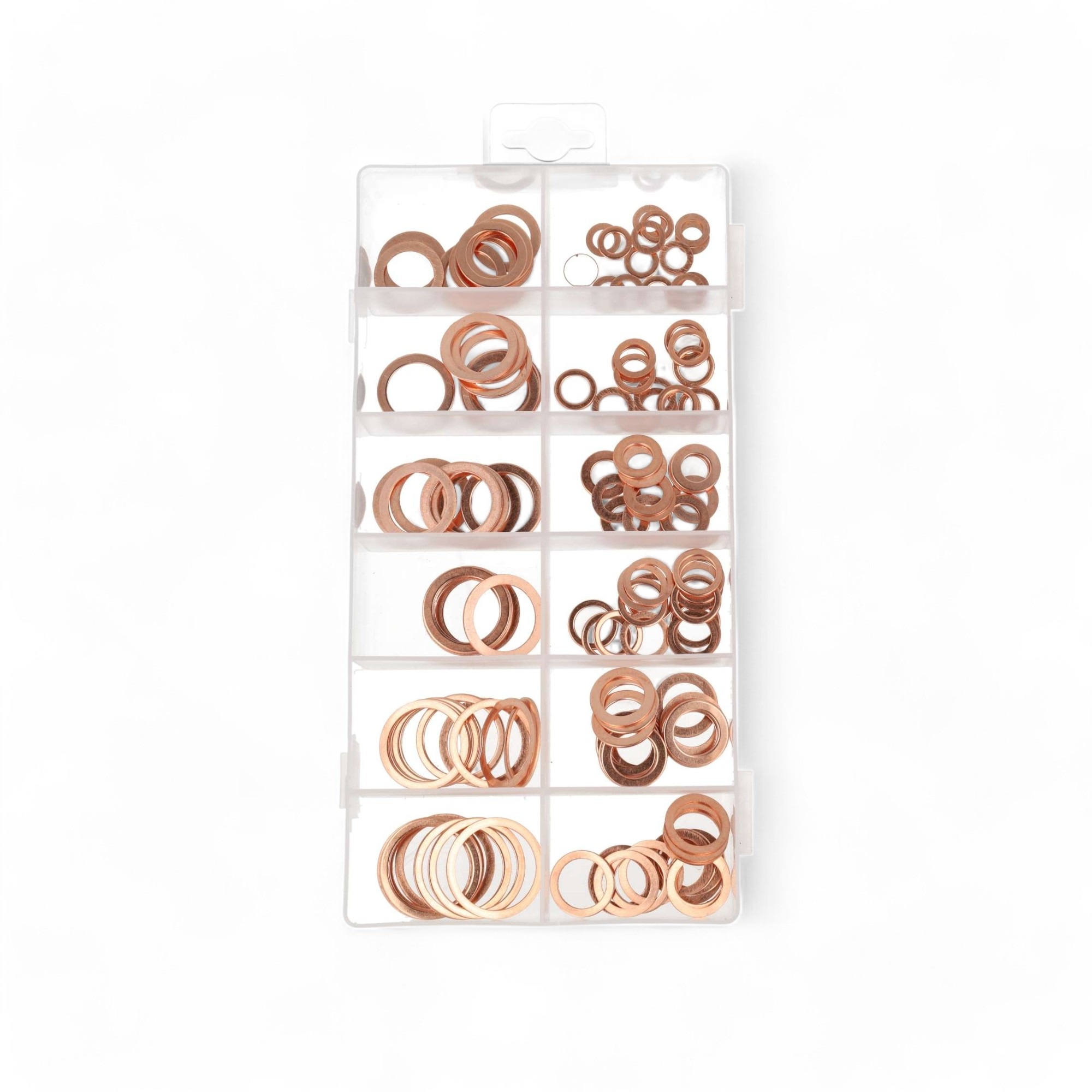 ASSORTIMENT KOPEREN RINGEN 150-DELIG 2