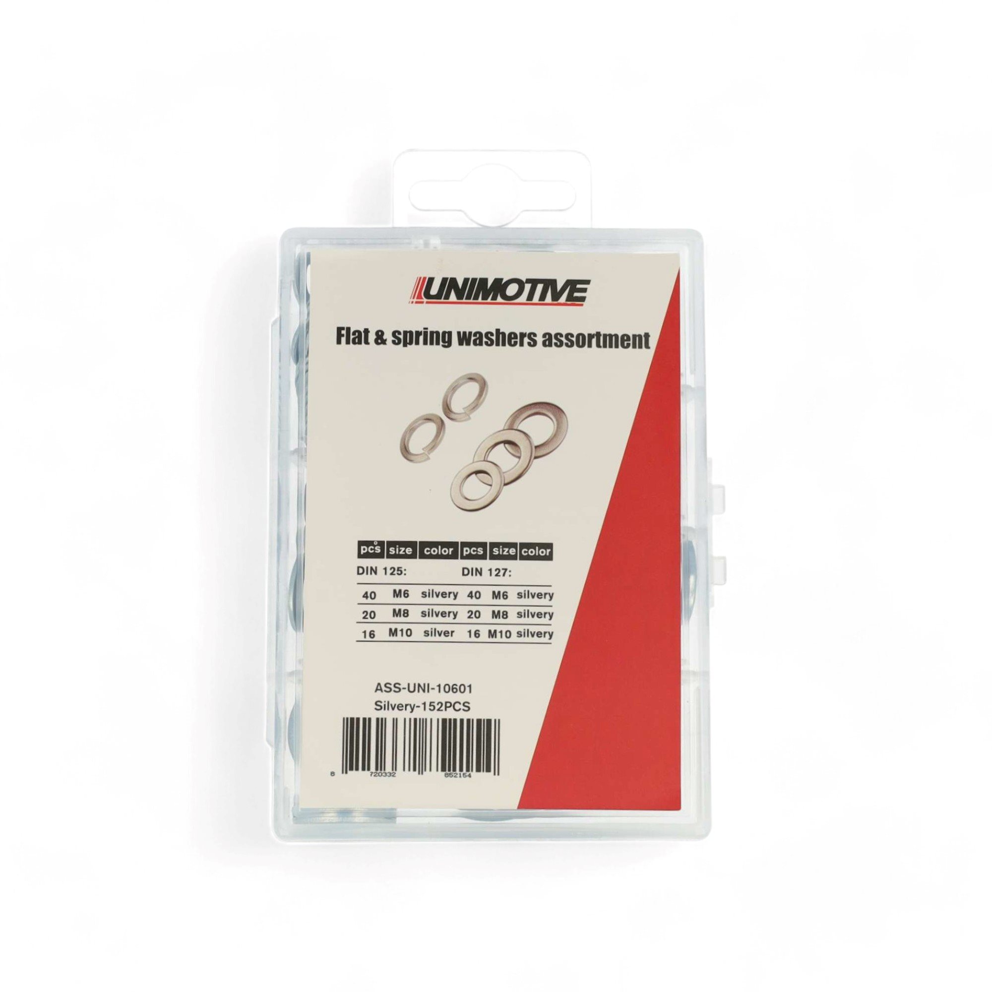 ASSORTIMENT SLUIT EN VEERRINGEN M6 - M10 152-DELIG