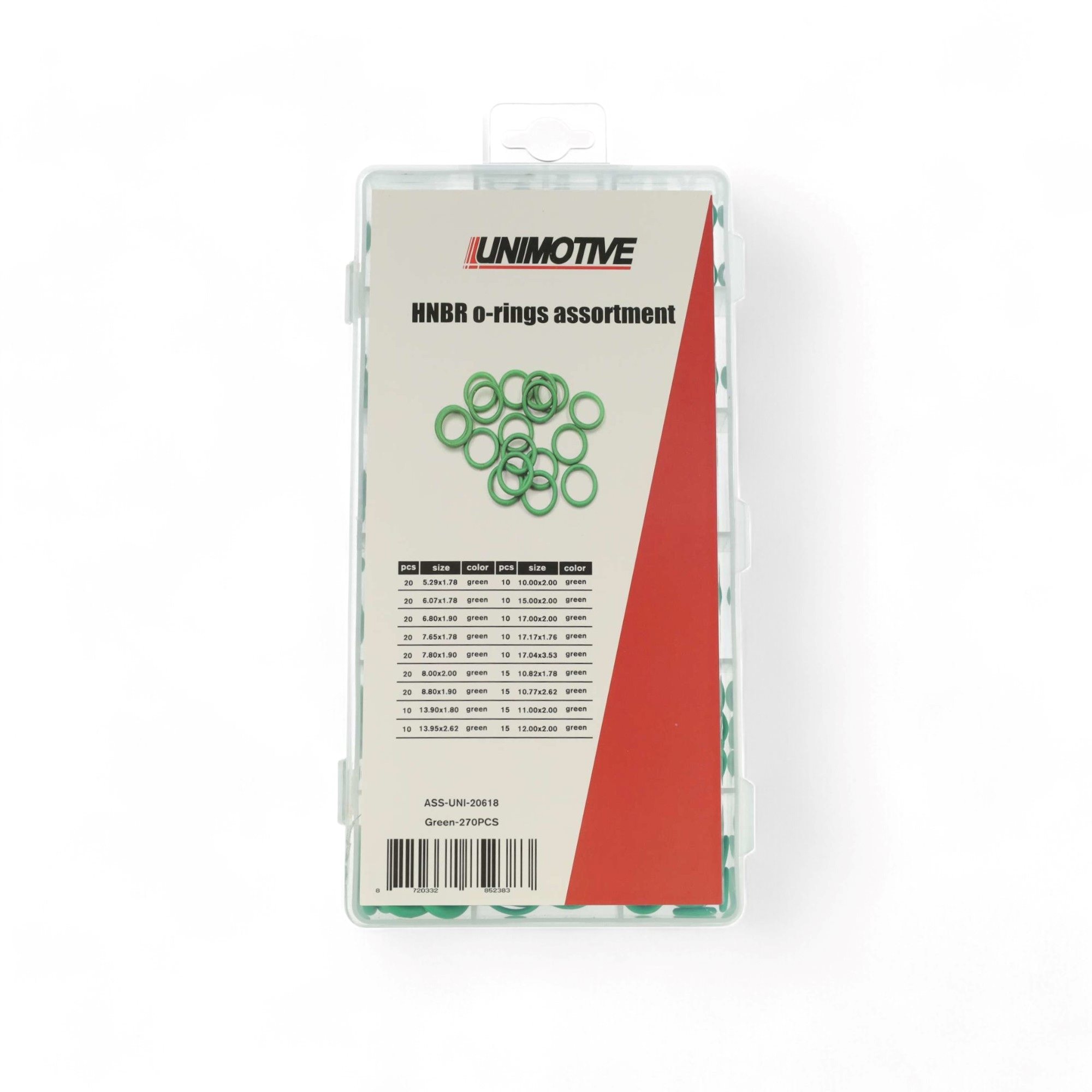 ASSORTIMENT HNBR O-RINGEN 270-DELIG