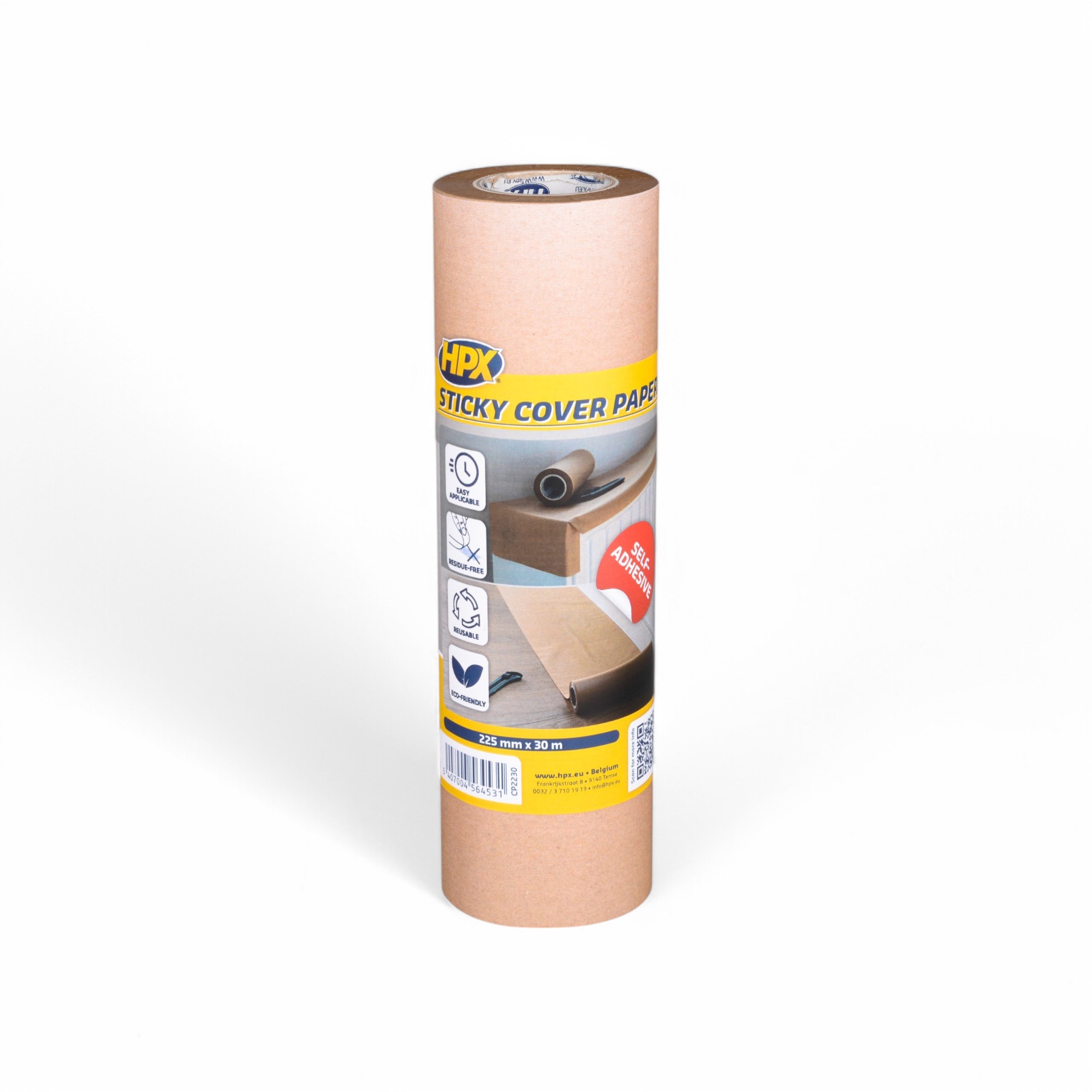 HPX ZELFKLEVEND AFDEKPAPIER - 222MM X 30M