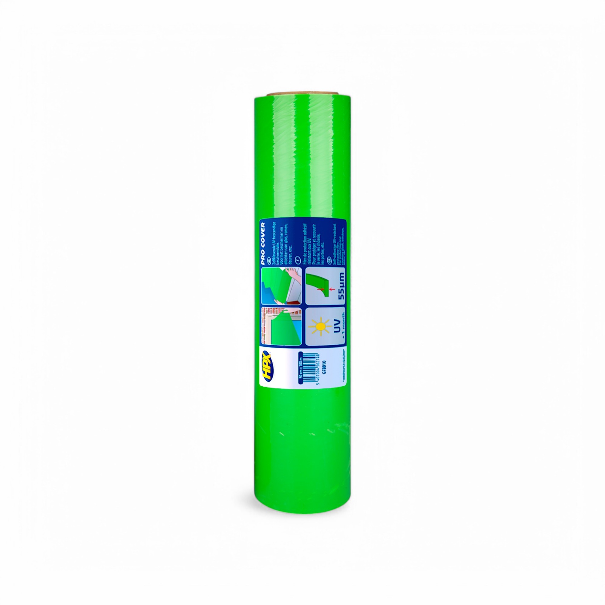 HPX PRO COVER BESCHERMINGSFOLIE - GROEN 50CM X 100M