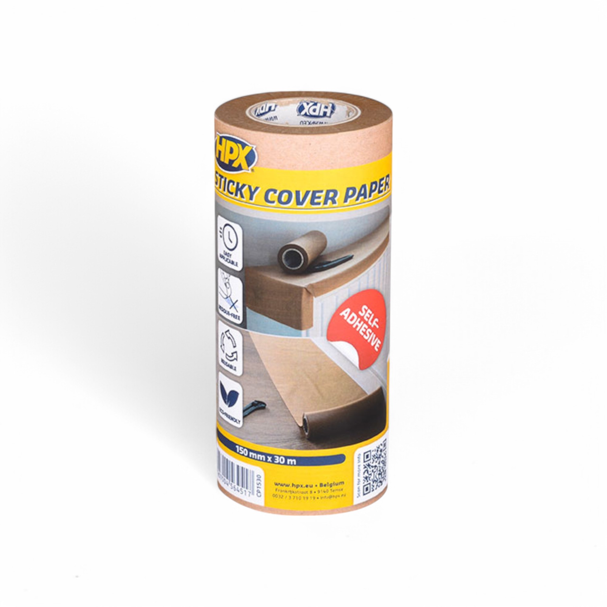 HPX ZELFKLEVEND AFDEKPAPIER - 148MM X 30M