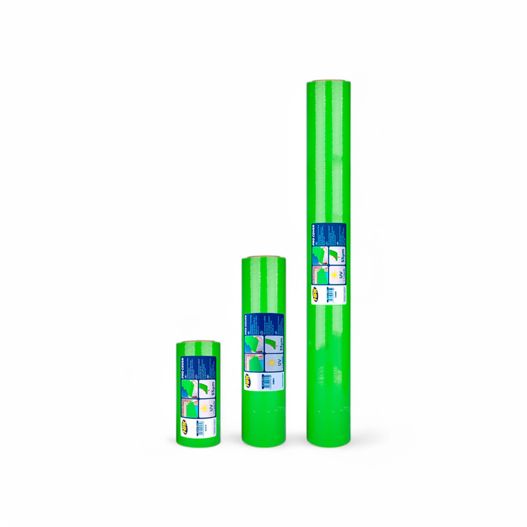 HPX PRO COVER BESCHERMINGSFOLIE - GROEN 25CM X 100M