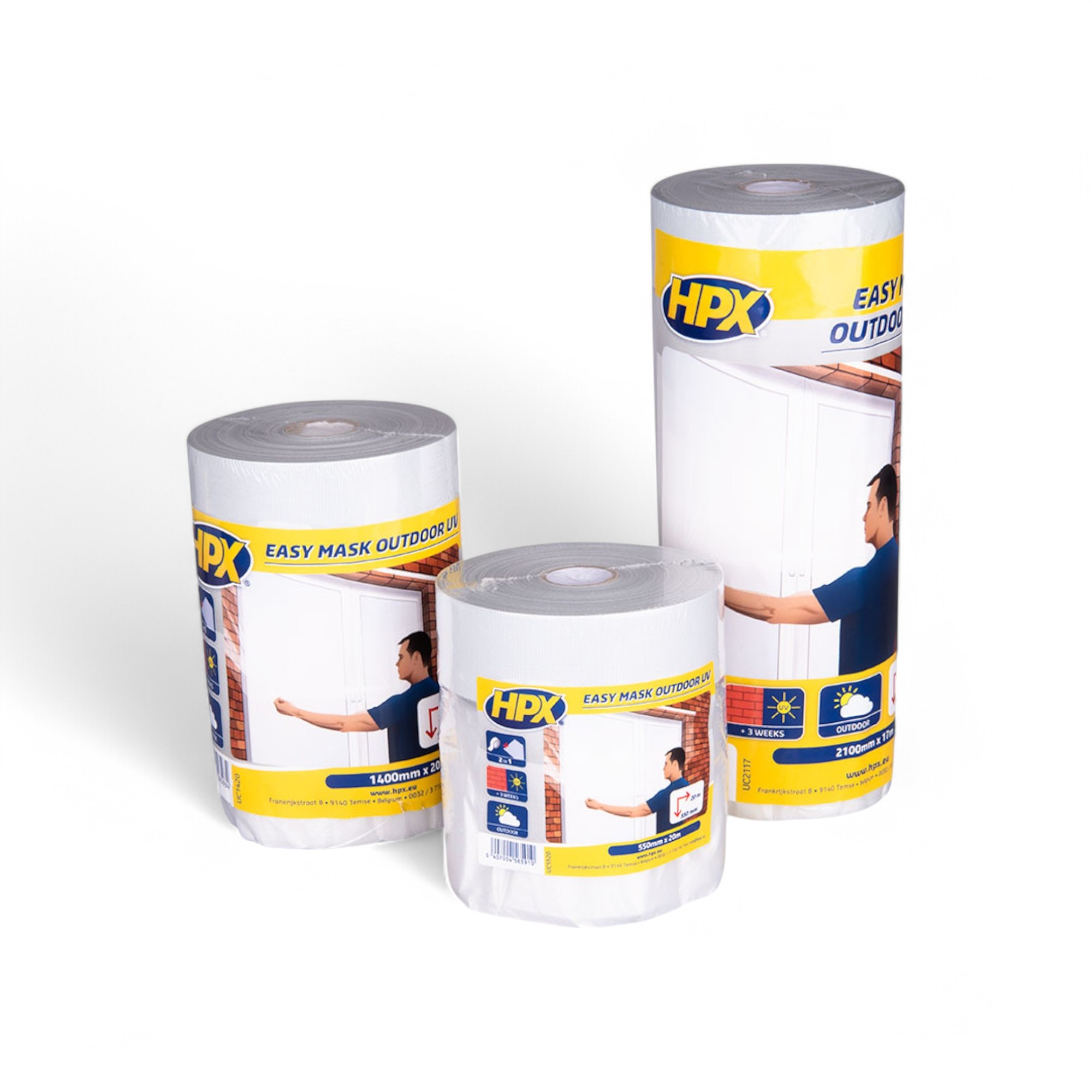 HPX EASY MASK FILM CLOTH TAPE UV - 550MM X 20M