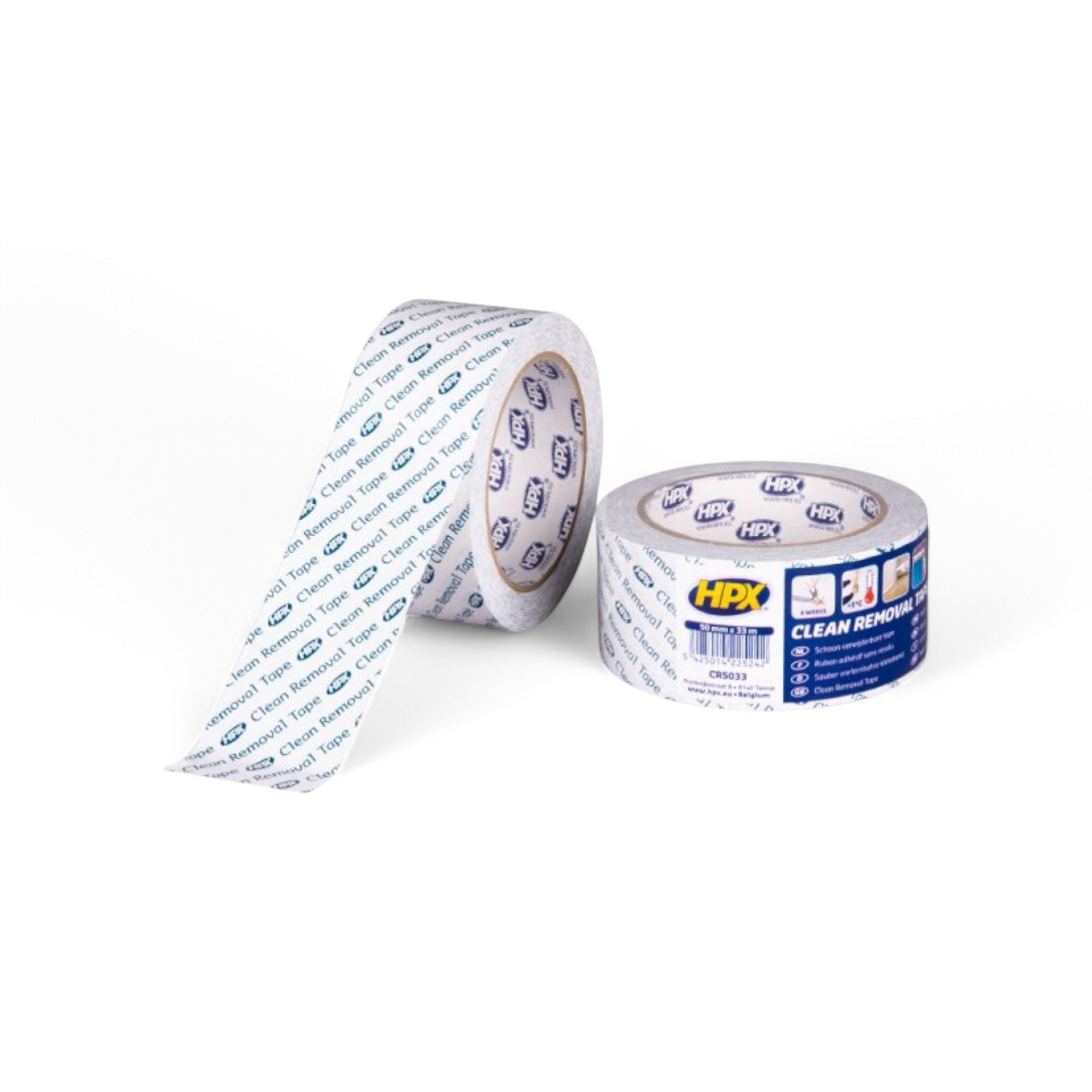 HPX SCHOONVERWIJDERBARE PVC TAPE - 38MM X 33M