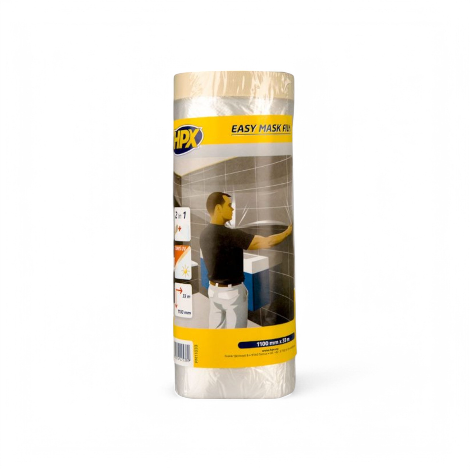 HPX EASY MASK FILM CRÊPEPAPIER - 1800MM X 33M