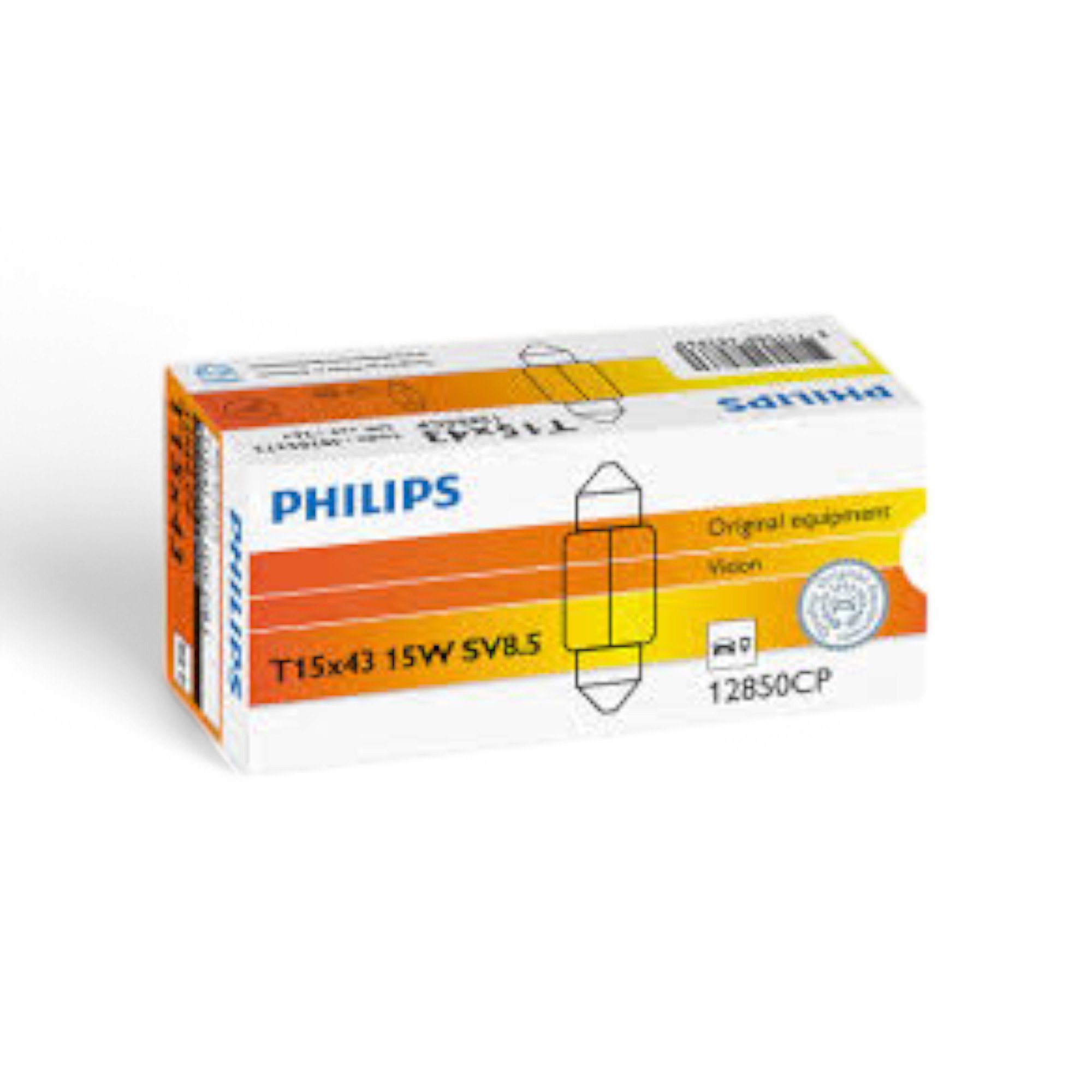 PHILIPS 12V 15W FESTOON T15X43