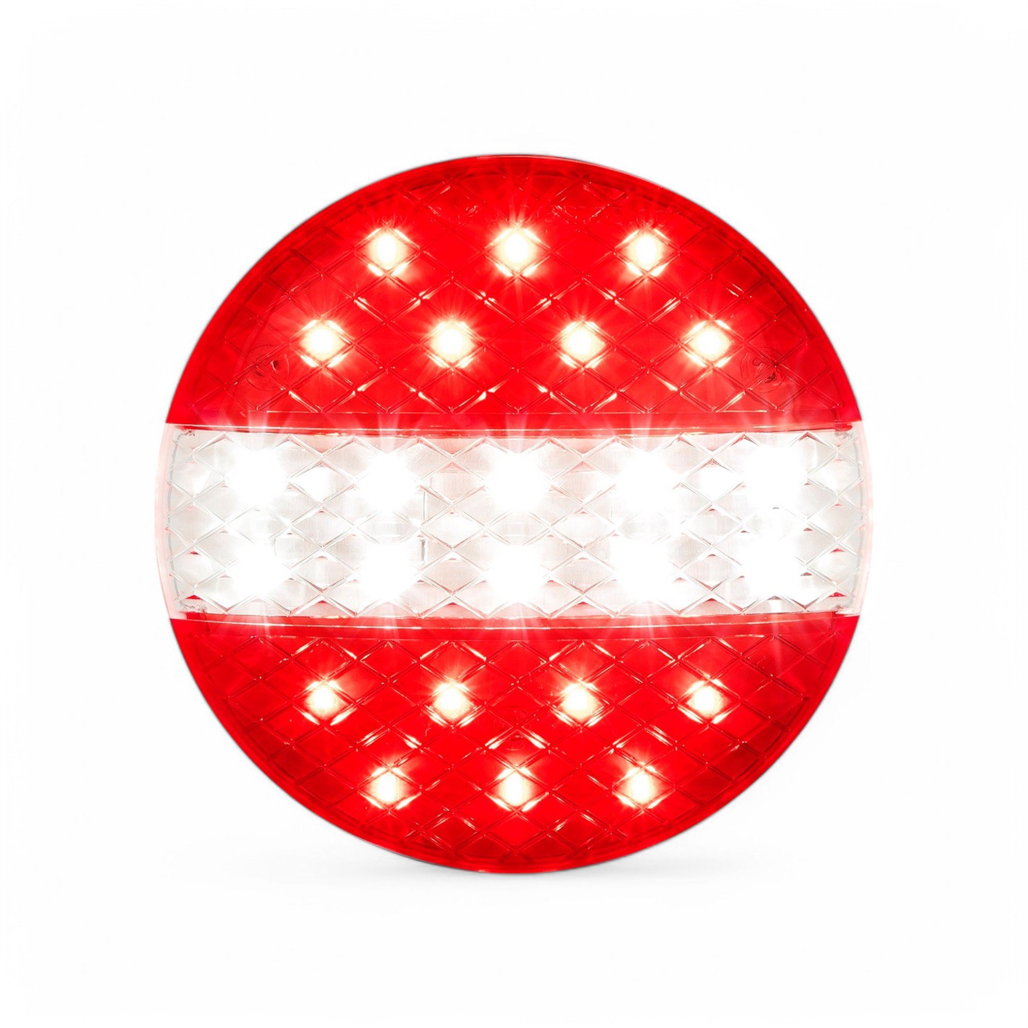ACHTERLICHT 12/24V 3 FUNCTIES 140MM STR LED