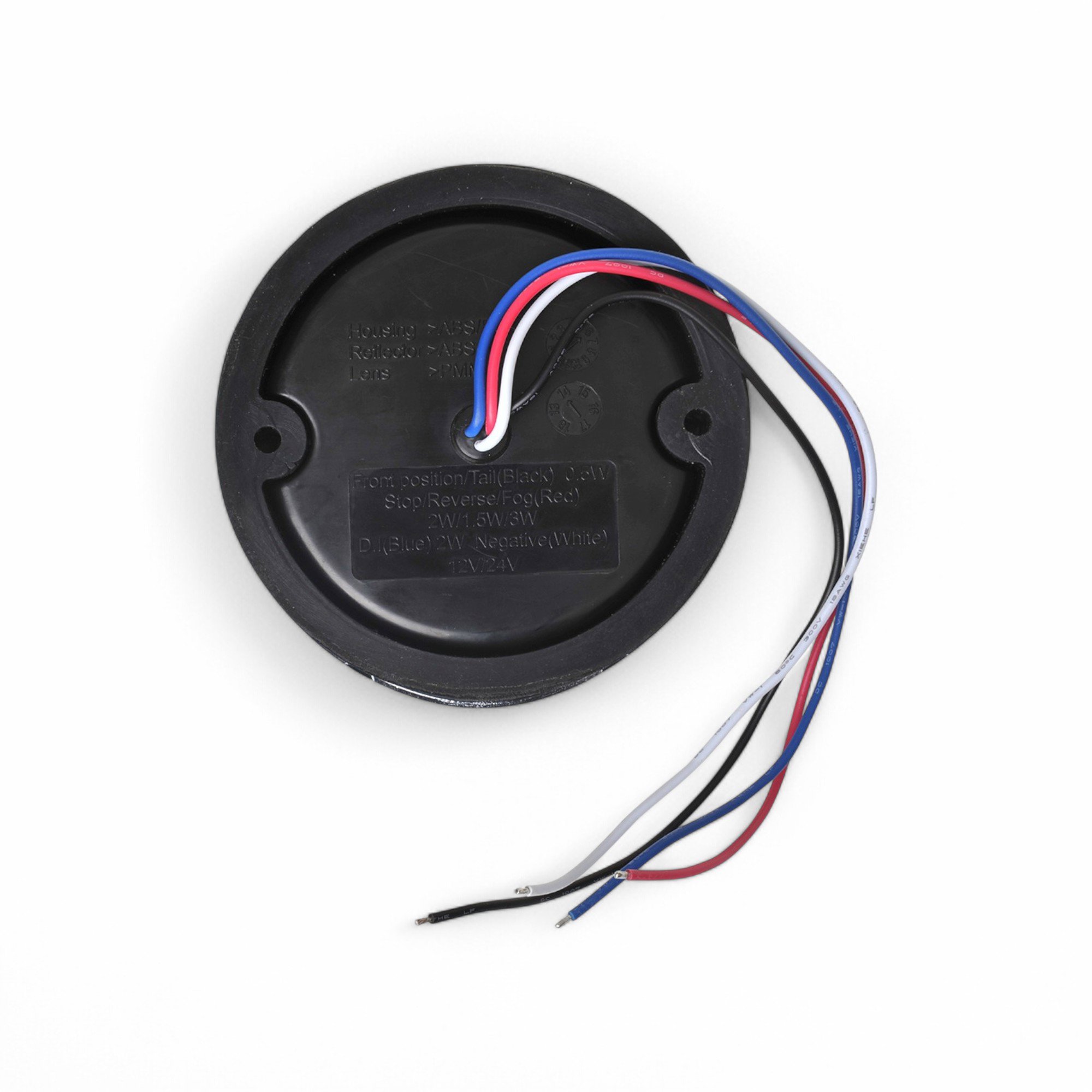 ACHTERLICHT 3 FUNCTIES 95MM 17LED CHROOM 3
