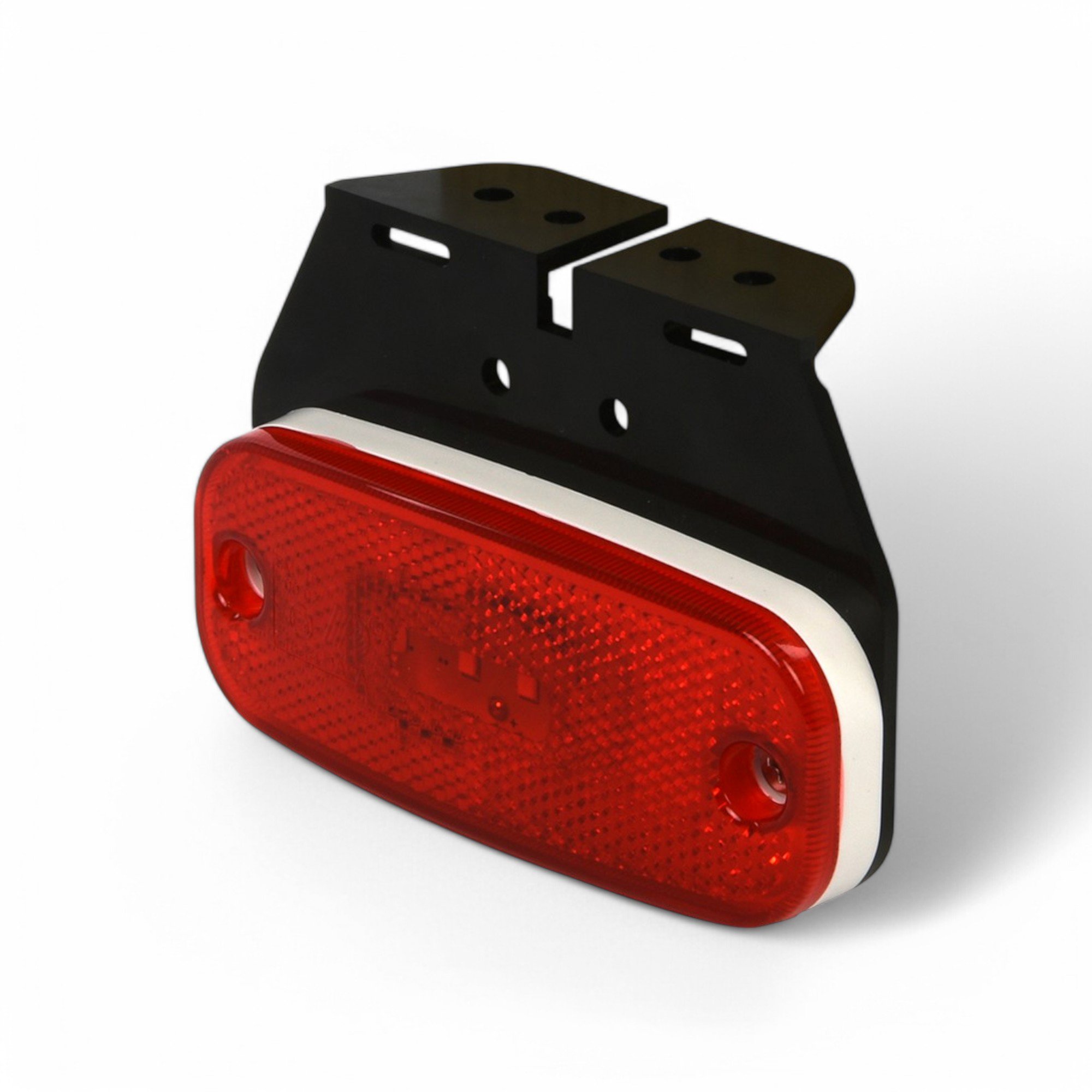 MARKERINGSLAMP 10-30V ROOD 110X45MM LED MET HOUDER