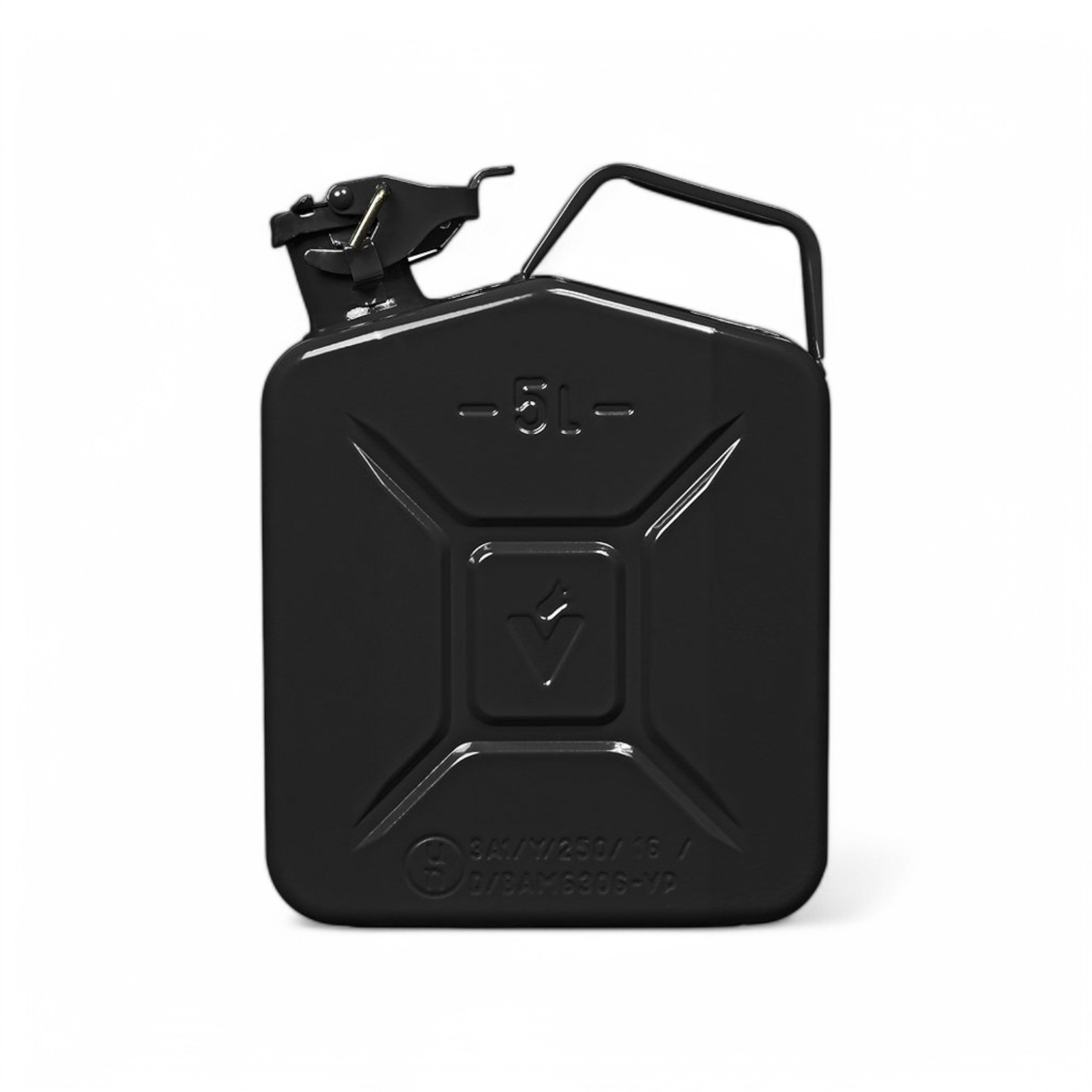 JERRYCAN METAAL ZWART UN- & TÜV/GS-GEKEURD 5 LITER 2