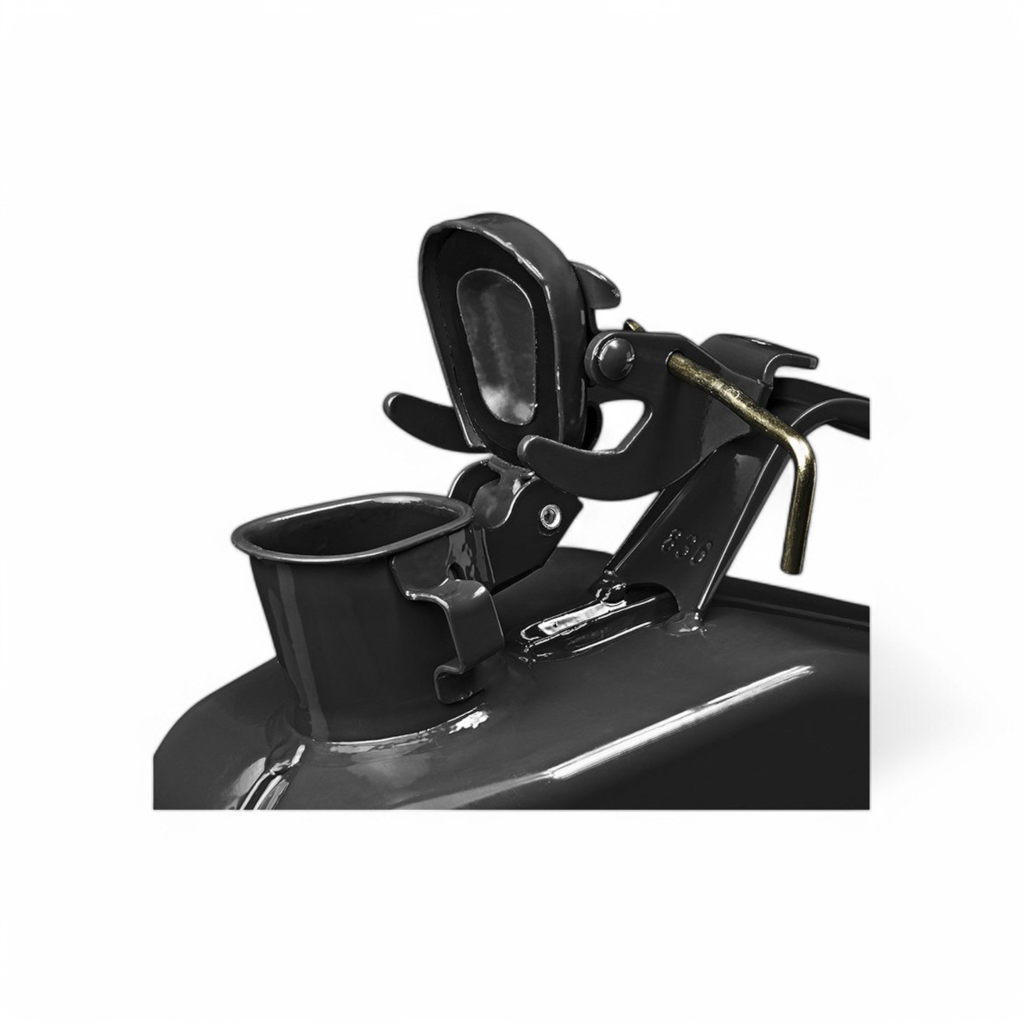 JERRYCAN METAAL ZWART UN- & TÜV/GS-GEKEURD 5 LITER 3