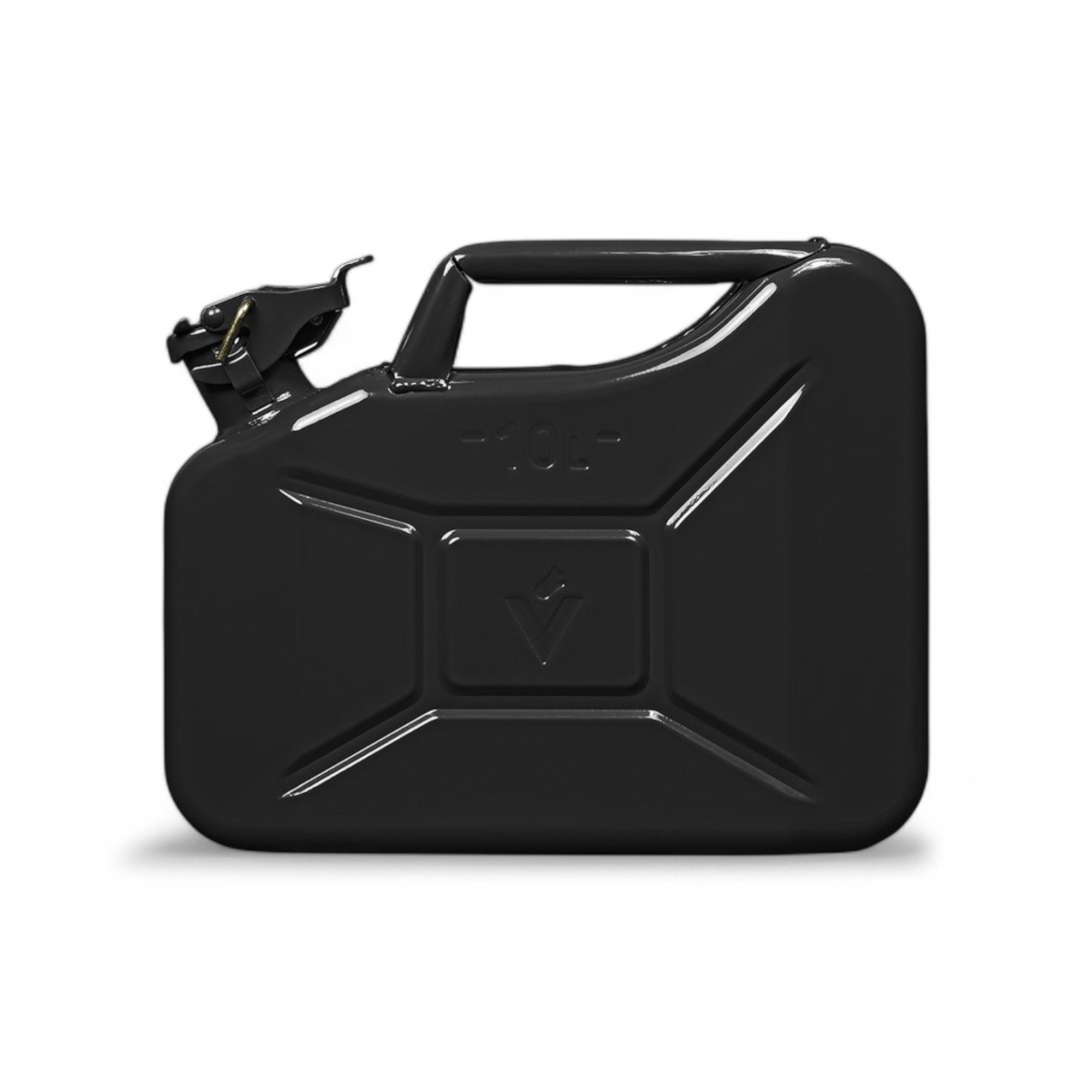 JERRYCAN METAAL ZWART UN- & TÜV/GS-GEKEURD 10 LITER 2