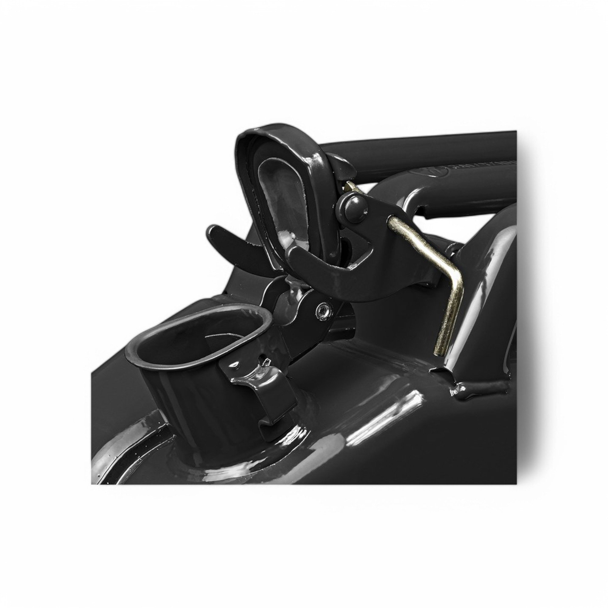 JERRYCAN METAAL ZWART UN- & TÜV/GS-GEKEURD 10 LITER 3