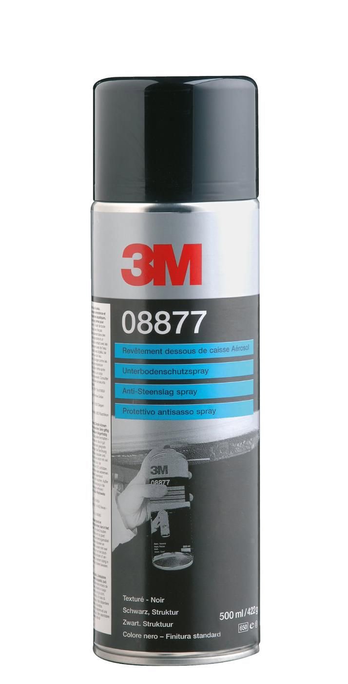3M ANTI-STEENSLAGBESCHERMING GROVE STRUCTUUR ZWART 500ML