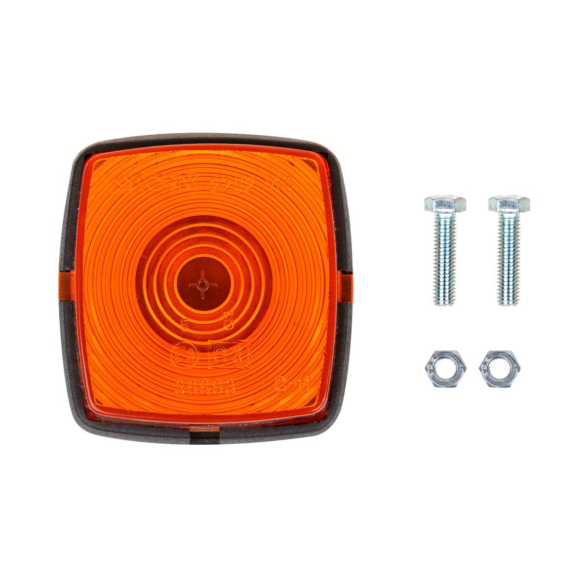 ZIJMARKERINGSLAMP ORANJE 66X62MM 2