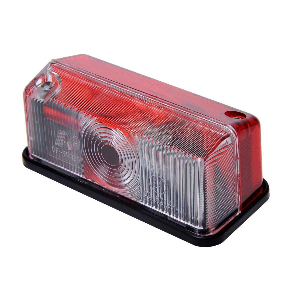 BREEDTELICHT ROOD/WIT 92X42MM 2