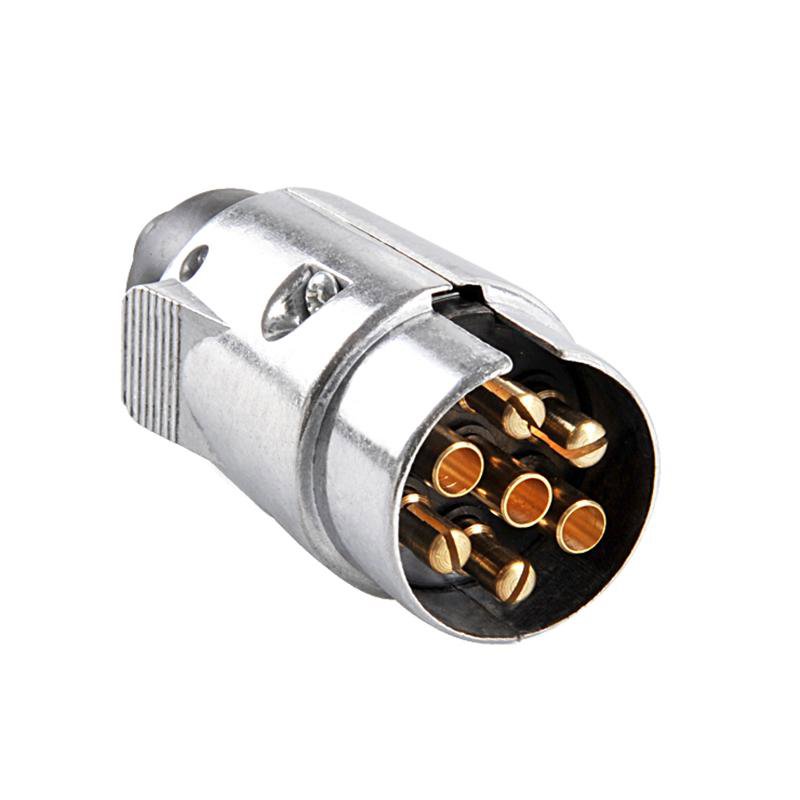 12V STEKKER 7-POLIG METAAL BULK