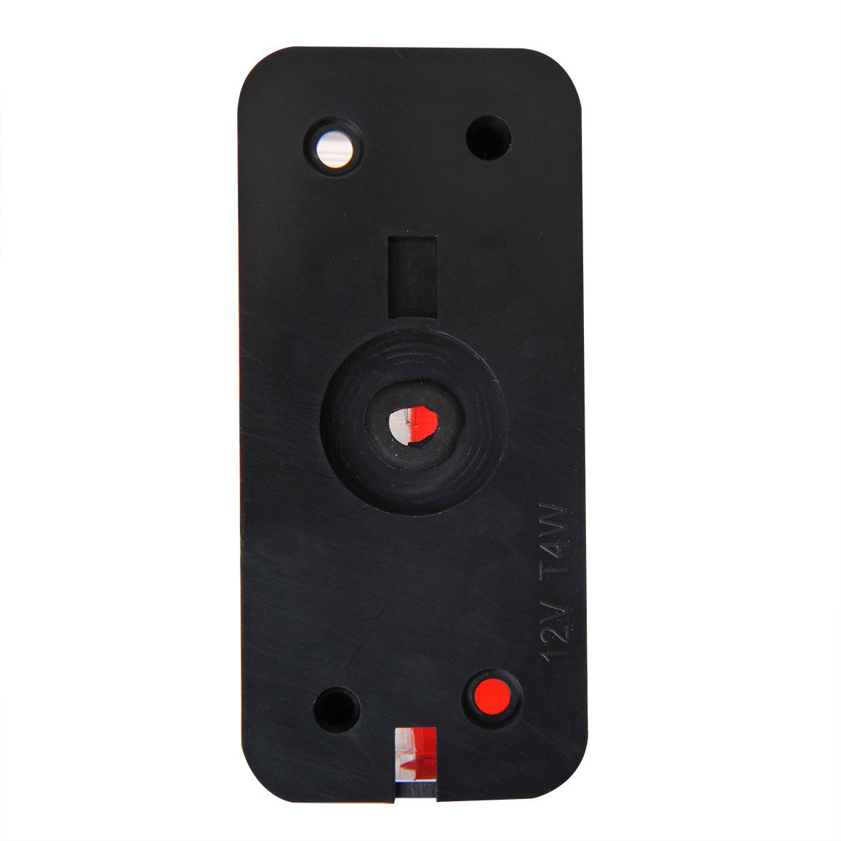 BREEDTELICHT ROOD/WIT 92X42MM 4