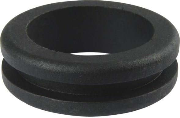 PVC DOORVOERTULE OPEN ZWART 4,8X9,5X12,5MM (h=6,8) (a=1,6)
