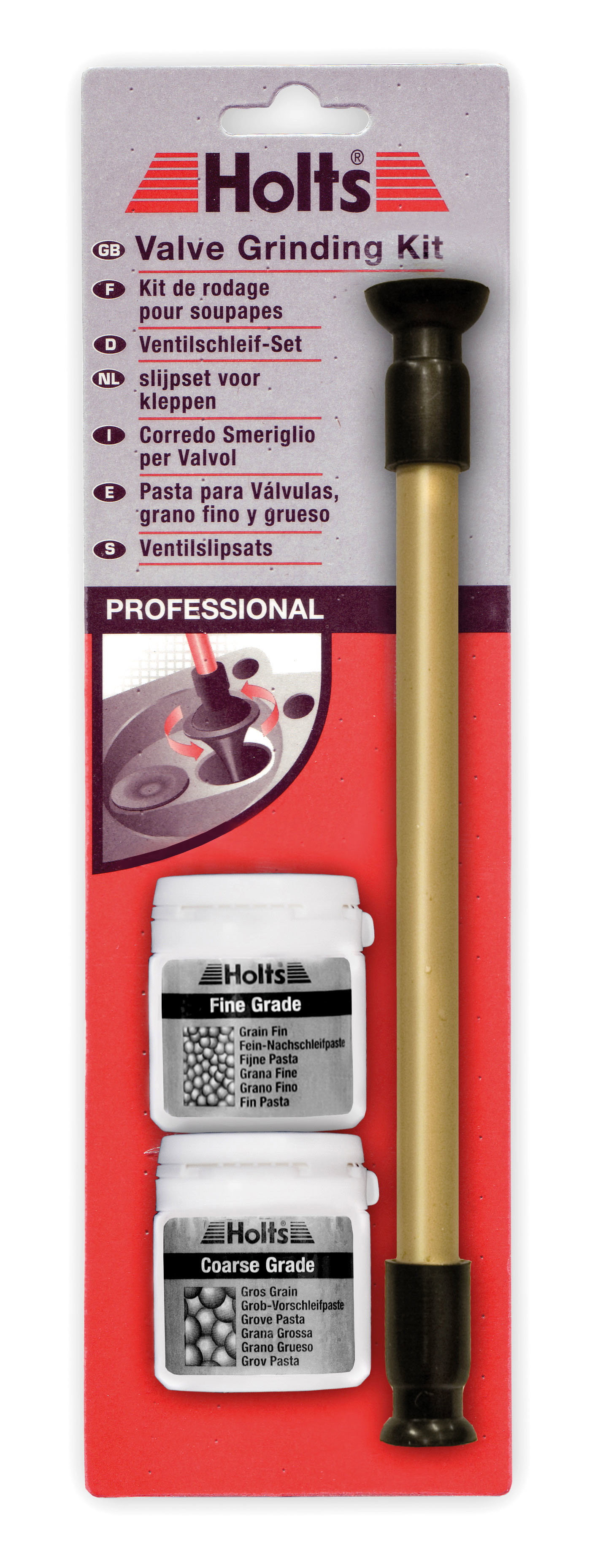 HOLTS SLIJPSET VOOR KLEPPEN 42GR + 28GR (204416)