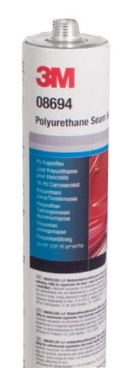 3M PU CARROSSERIEKIT PATROON ZWART 310ML