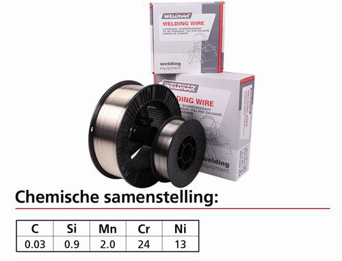 LASDRAAD RVS 309 LSI Ø 1,0MM 15KG INCL LEG TOESL
