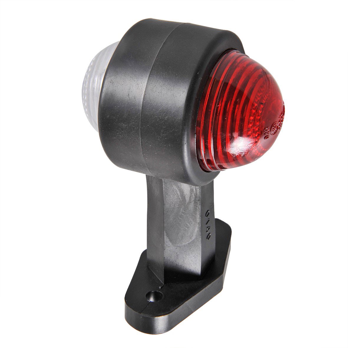 BREEDTELICHT ROOD/WIT 120MM RECHT 2