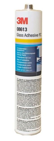 3M AUTORUITENLIJMKIT URETHAAN FAST CURE ZWART 310ML