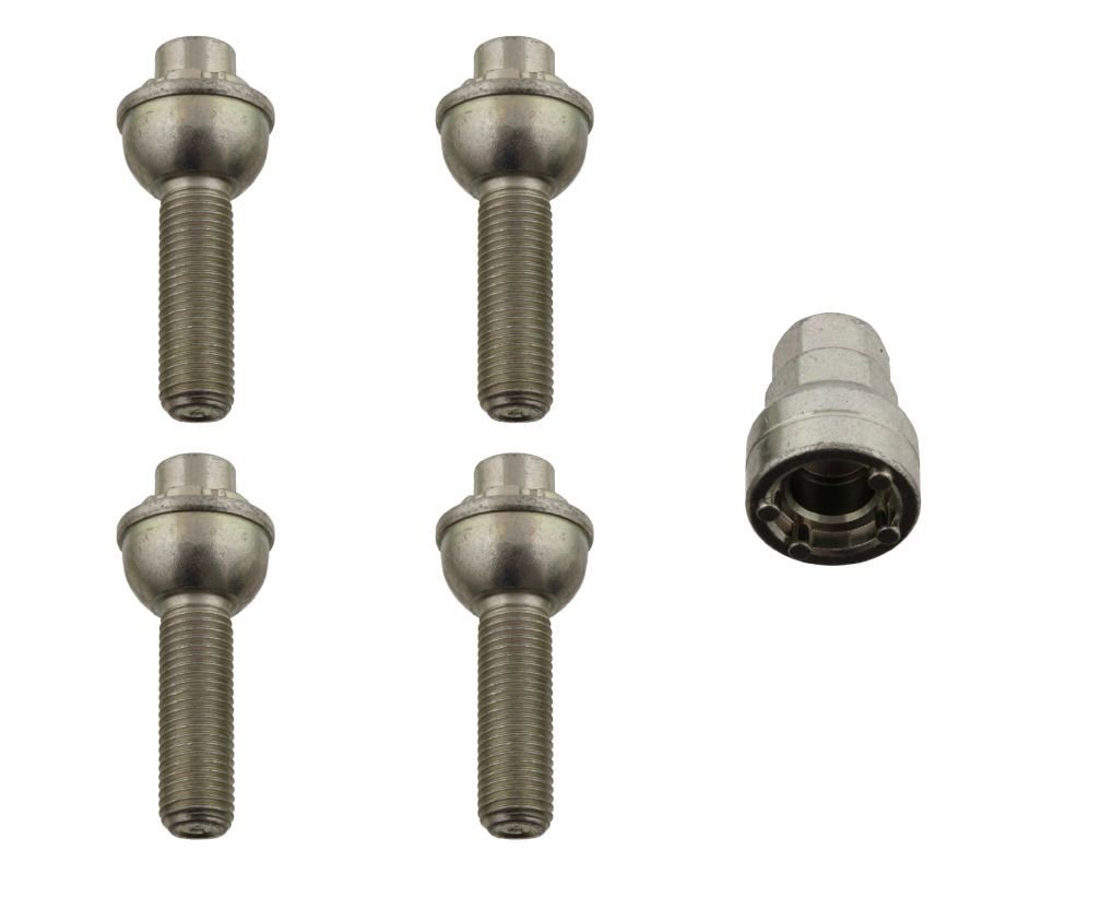 SLOTBOUT SET 4 STUKS M12x1,5-38 + DOP17 MERCEDES BOL