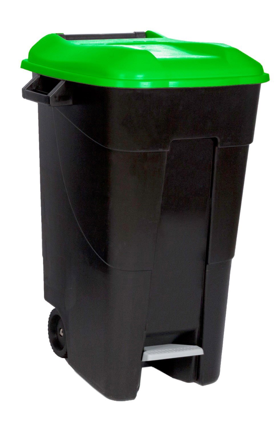LEGE AFVAL CONTAINER 120L + PEDAAL GROEN