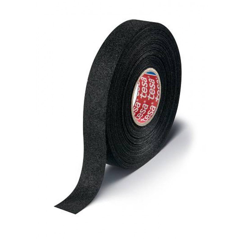 TESABAND WEEFSEL TAPE 51608 L.25MTR X B.19MM ZWART