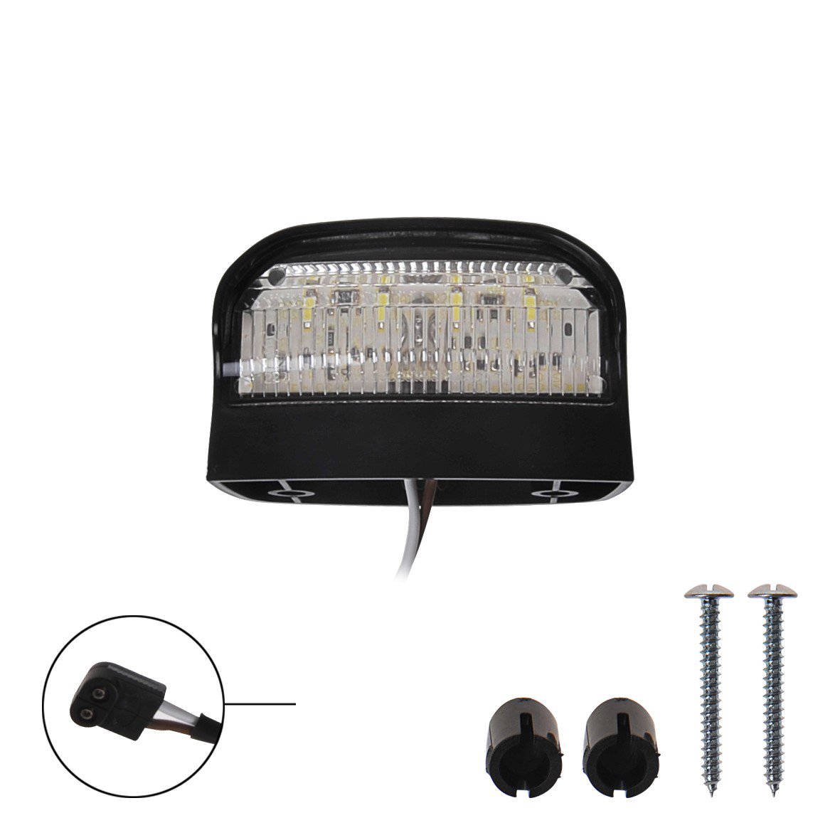 KENTEKENVERLICHTING 12/24V 70X42MM LED 2P. VOOR 443871/72 2