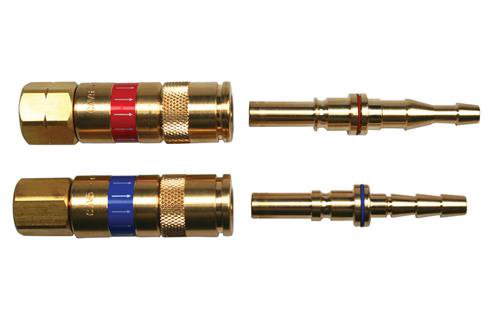 SNELKOPPELING IB, ZUURSTOF 1/4 " RECHTS, VOOR DRUKREGELAAR