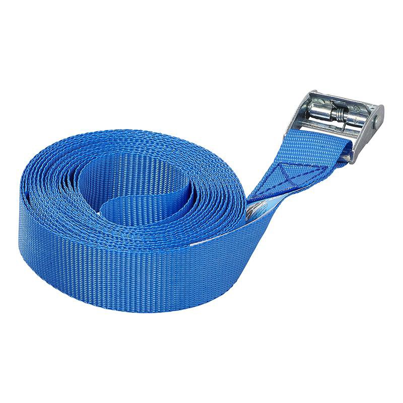 SPANBAND BLAUW MET SNELSLUITING 5 METER 2