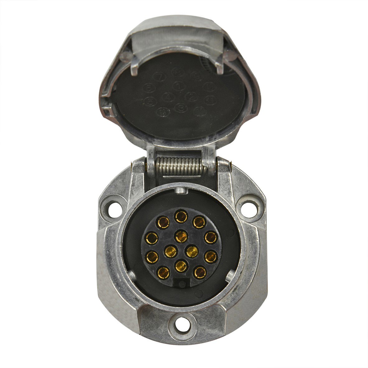 12V STEKKERDOOS METAAL 13-POLIG TYPE JAEGER 3
