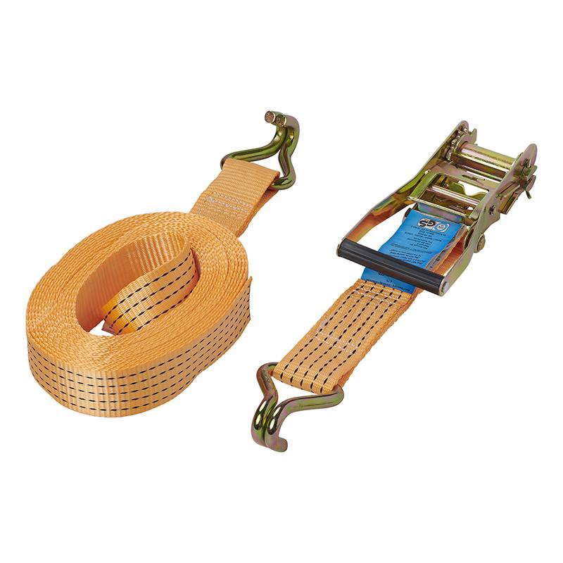 SPANBAND MET RATEL + 2 HAKEN 8 METER 5000KG 2