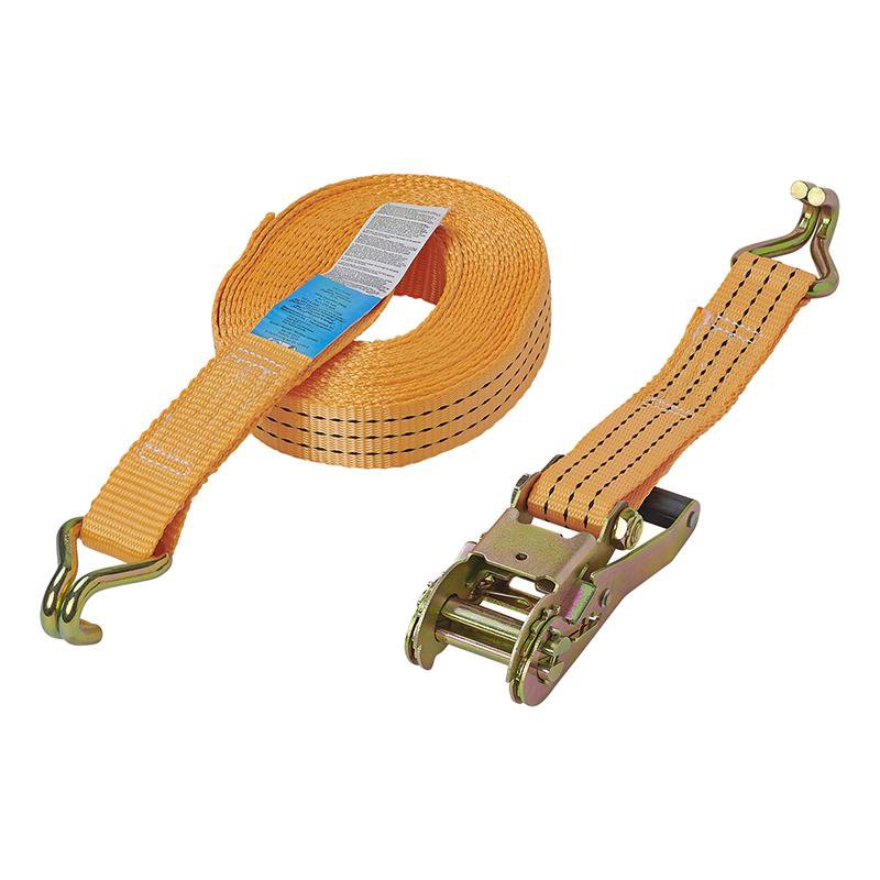 SPANBAND MET RATEL + 2 HAKEN 8 METER 3000KG 3