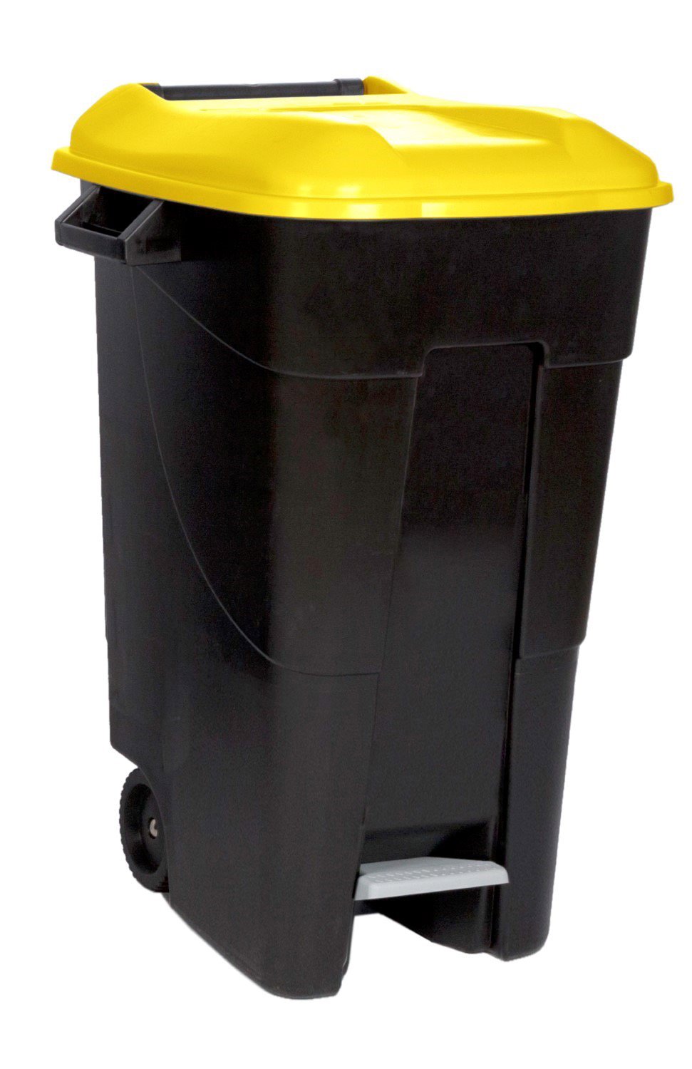 LEGE AFVAL CONTAINER 120L + PEDAAL GEEL
