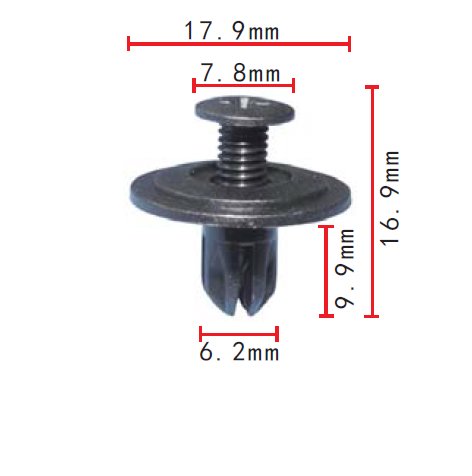CLIP HONDA OE: 90688SB0013 2