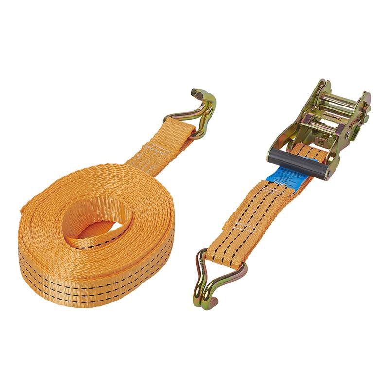SPANBAND MET RATEL + 2 HAKEN 8 METER 3000KG 2