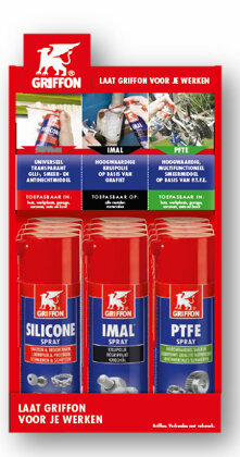 GRIFFON DISPLAY SMEREN, BESCHERMEN, LOSMAKEN EN REINIGEN