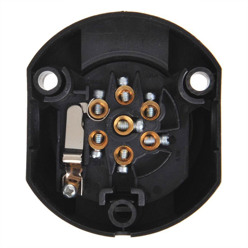 SOCKET 7-POLE PVC + REAR FOG LAMP 3