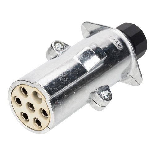 24V STEKKER ALUMINIUM 7-POLIG SCHROEFAANSLUITING S-TYPE