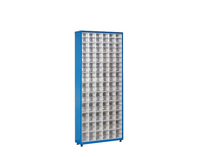 STANDAARD KLEINMATERIAAL KAST MET INHOUD 132-DELIG