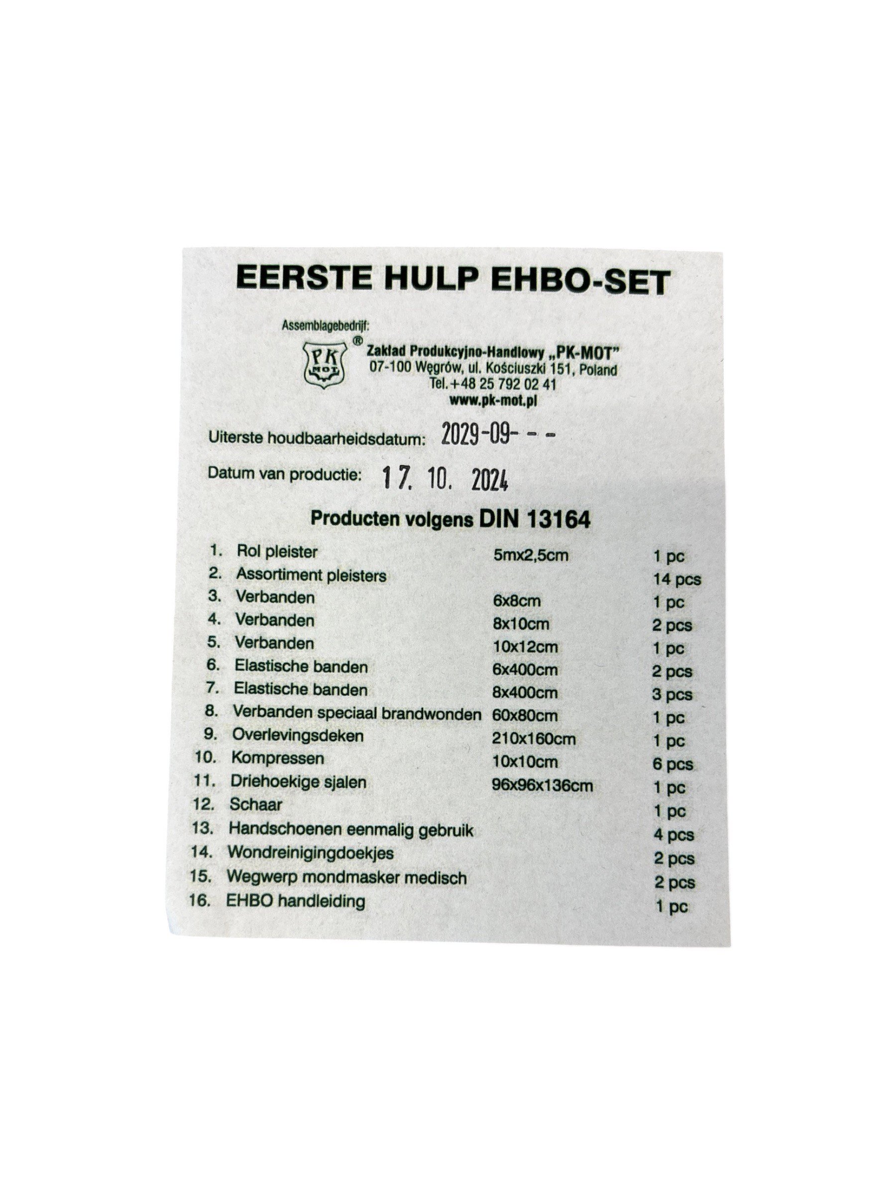 EERSTE HULP EHBO-SET 2